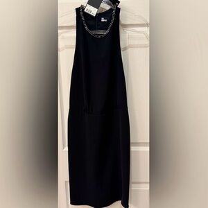 Kooples Elegant Black Sleeveless Dress